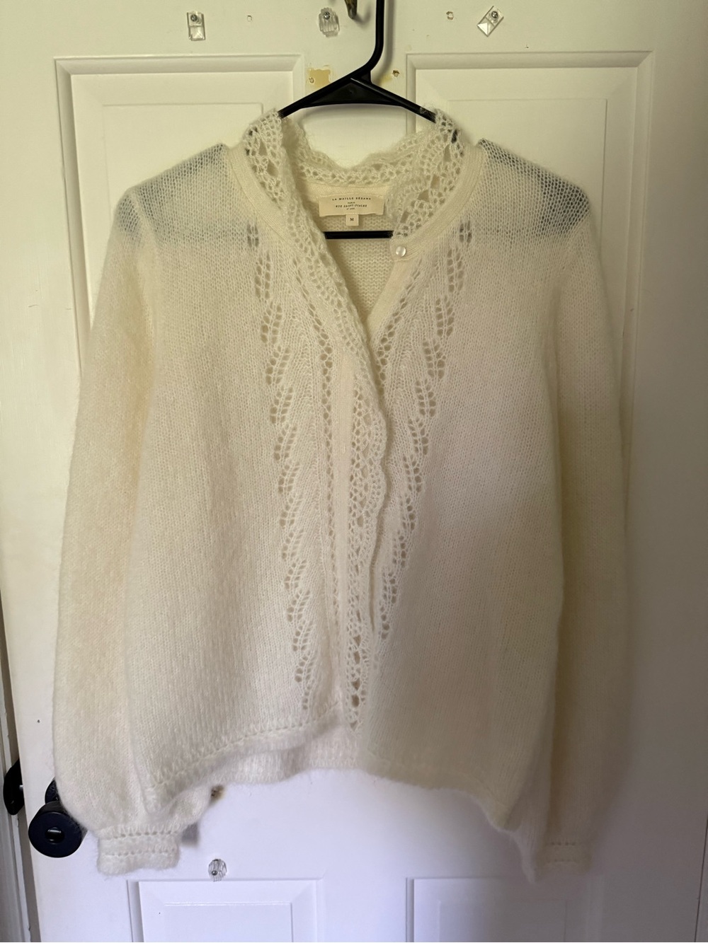 Sezane SOLD OUT Angie Cardigan in Ecru - Picture 2 of 4